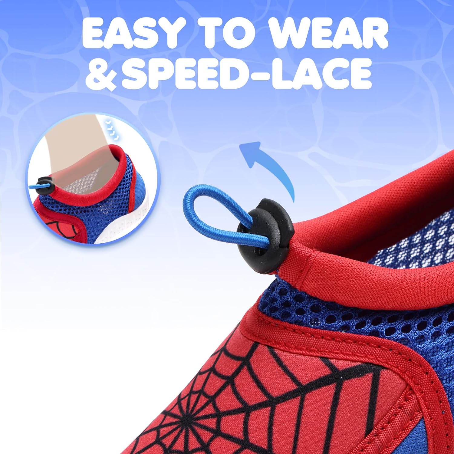 Detalle de WateLves Wasserschuhe Kinder (Jungen & Mädchen) – Strandschuhe, Schwimmschuhe, Aquaschuhe, Gr. 22–34