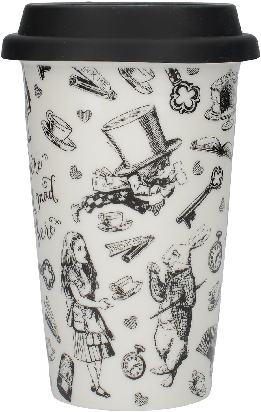 Thumbnail 5 de V & A Alice au Pays des Merveilles – Tasse à thé et soucoupe, 210 ml, blanc