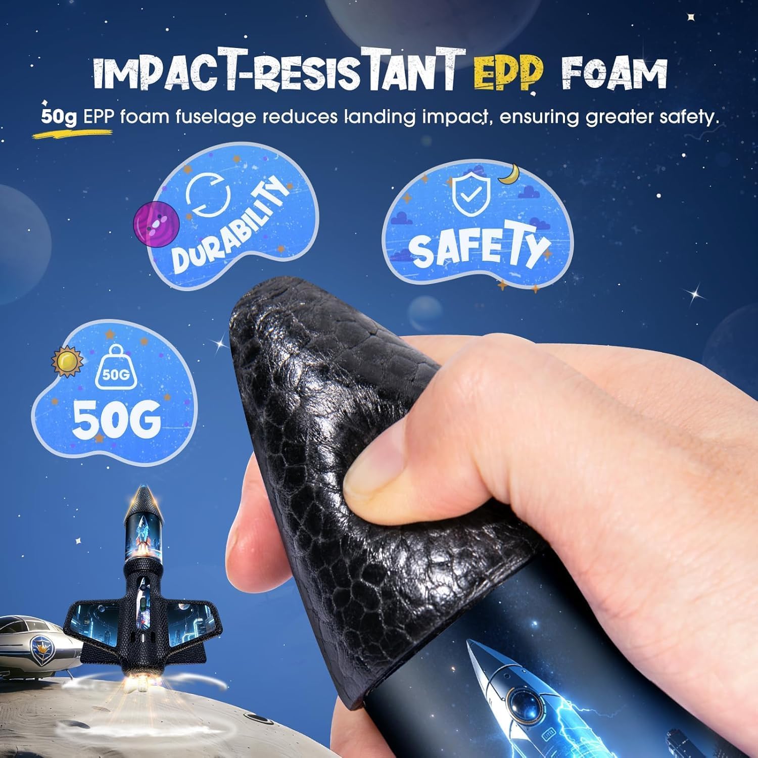 Detalle 2 de BraveCity Rocket Launcher, EPP foam