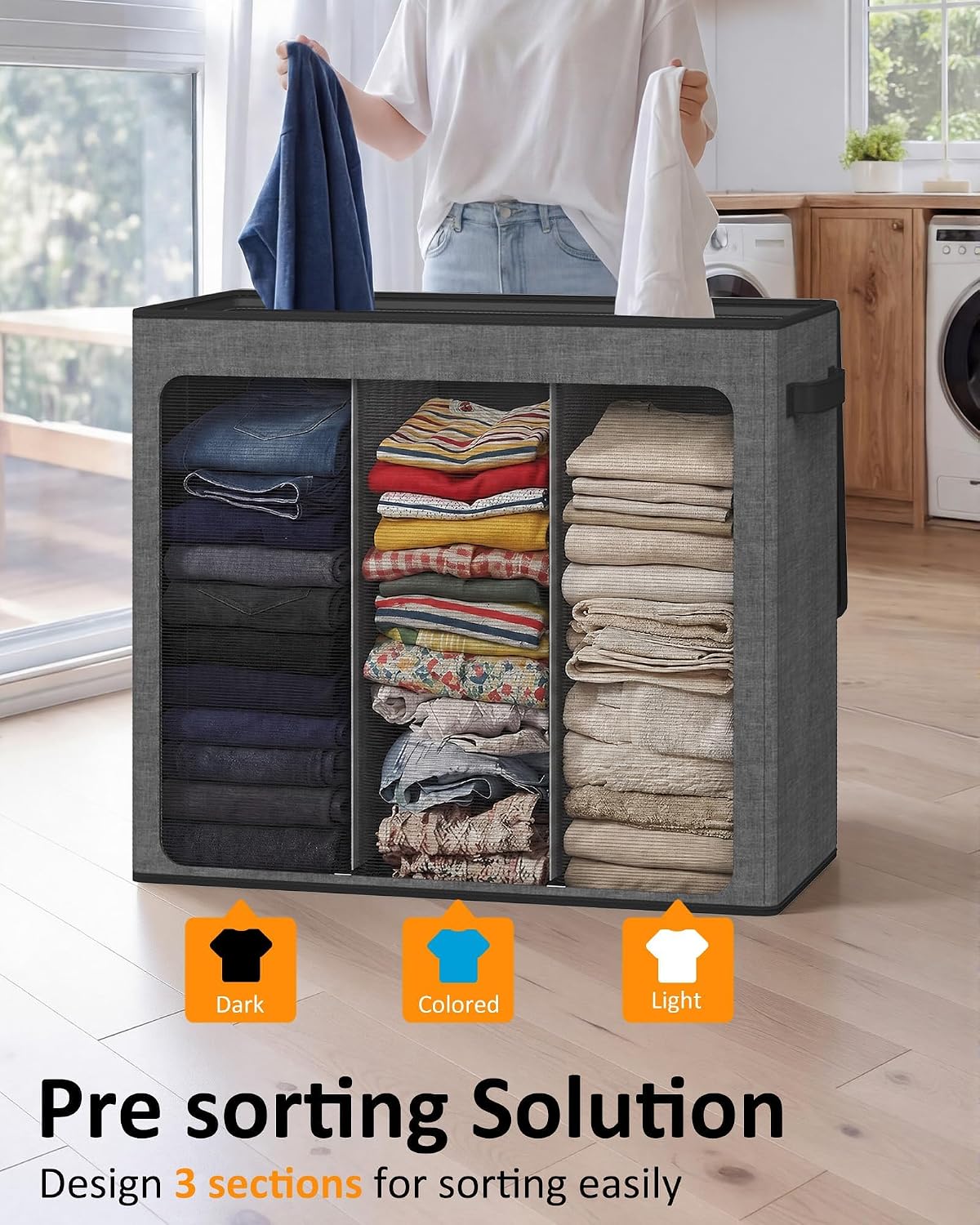 Detalle de Optish Laundry Hamper 180L