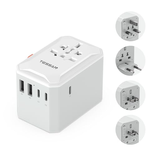 TESSAN Adaptador Enchufe Universal 2500W 🔌