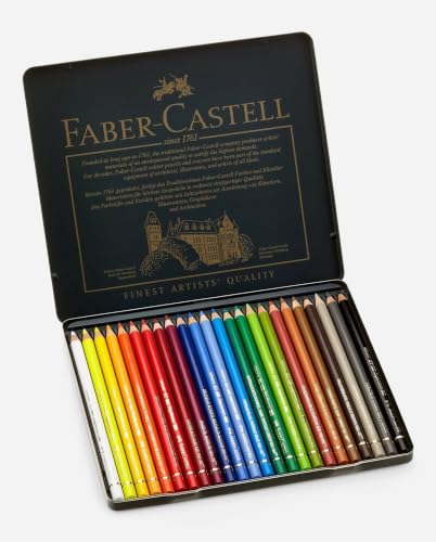 Thumbnail 6 de Faber-Castell Coffret Polychromos, 24 couleurs, boîte métal