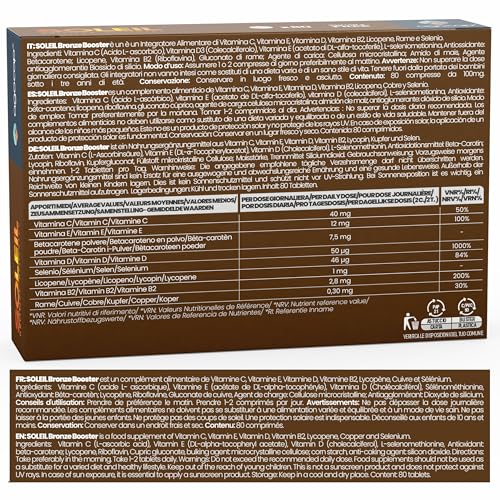Thumbnail 6 de Acelerador Bronceado Soleil de Agocap Pharma — 80 tabletas con betacaroteno, cobre, selenio y vitaminas