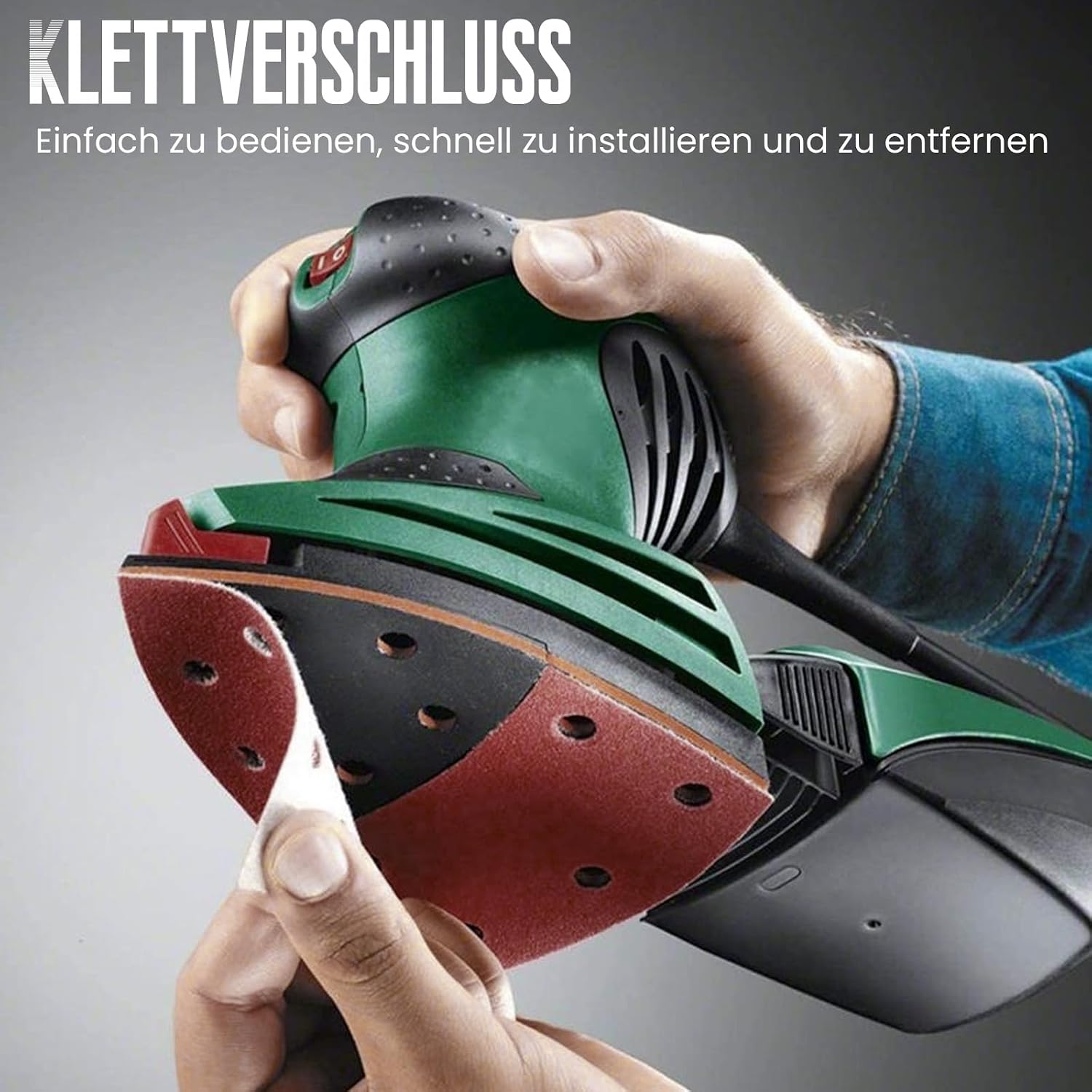 Detalle de Dreieckschleifer Schleifpapier Set 40–400 100 Stück