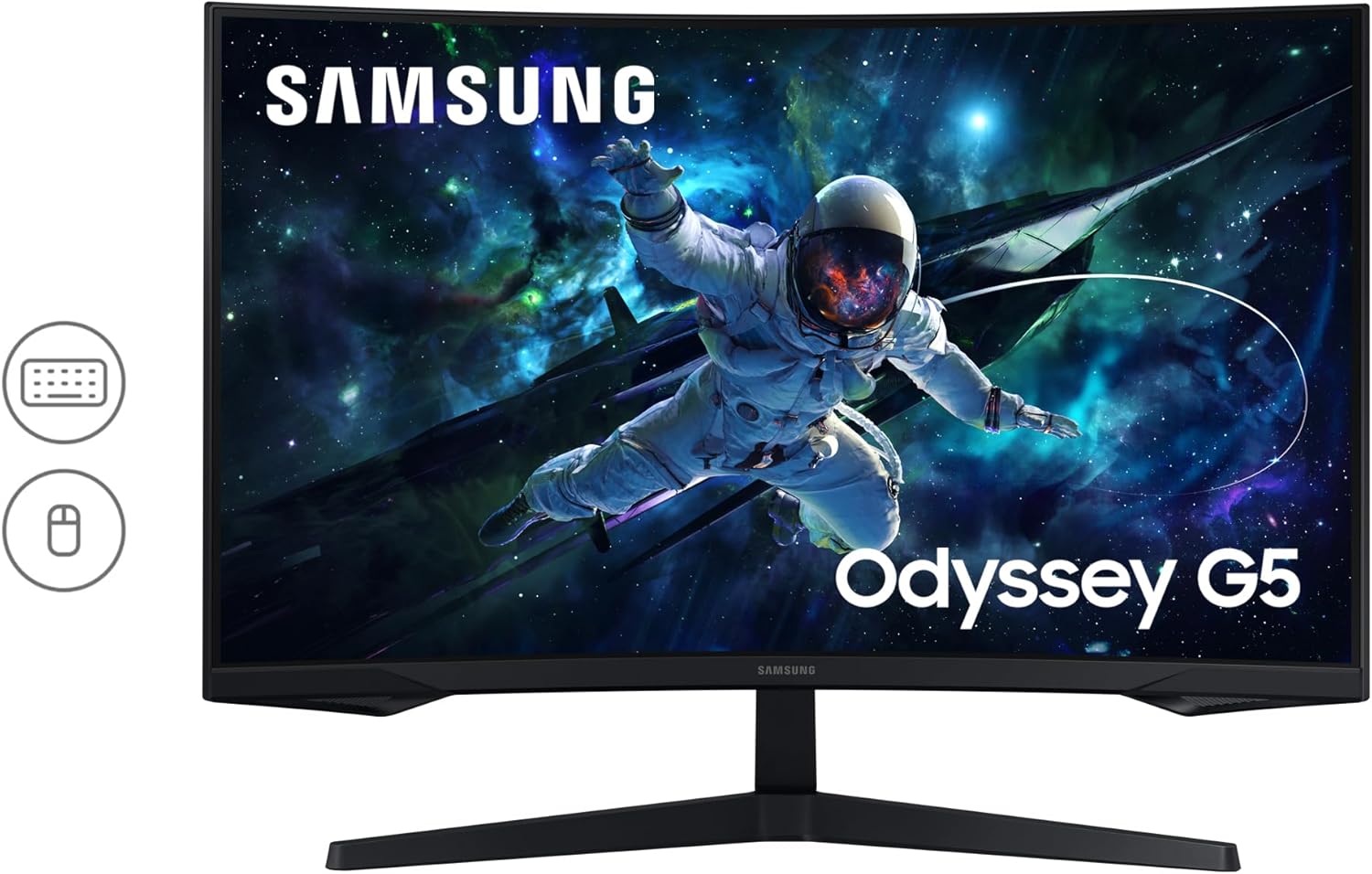 Thumbnail 1 de Samsung Odyssey G55C 32'' – écran gaming VA 165 Hz, 1 ms, 1000R incurvé