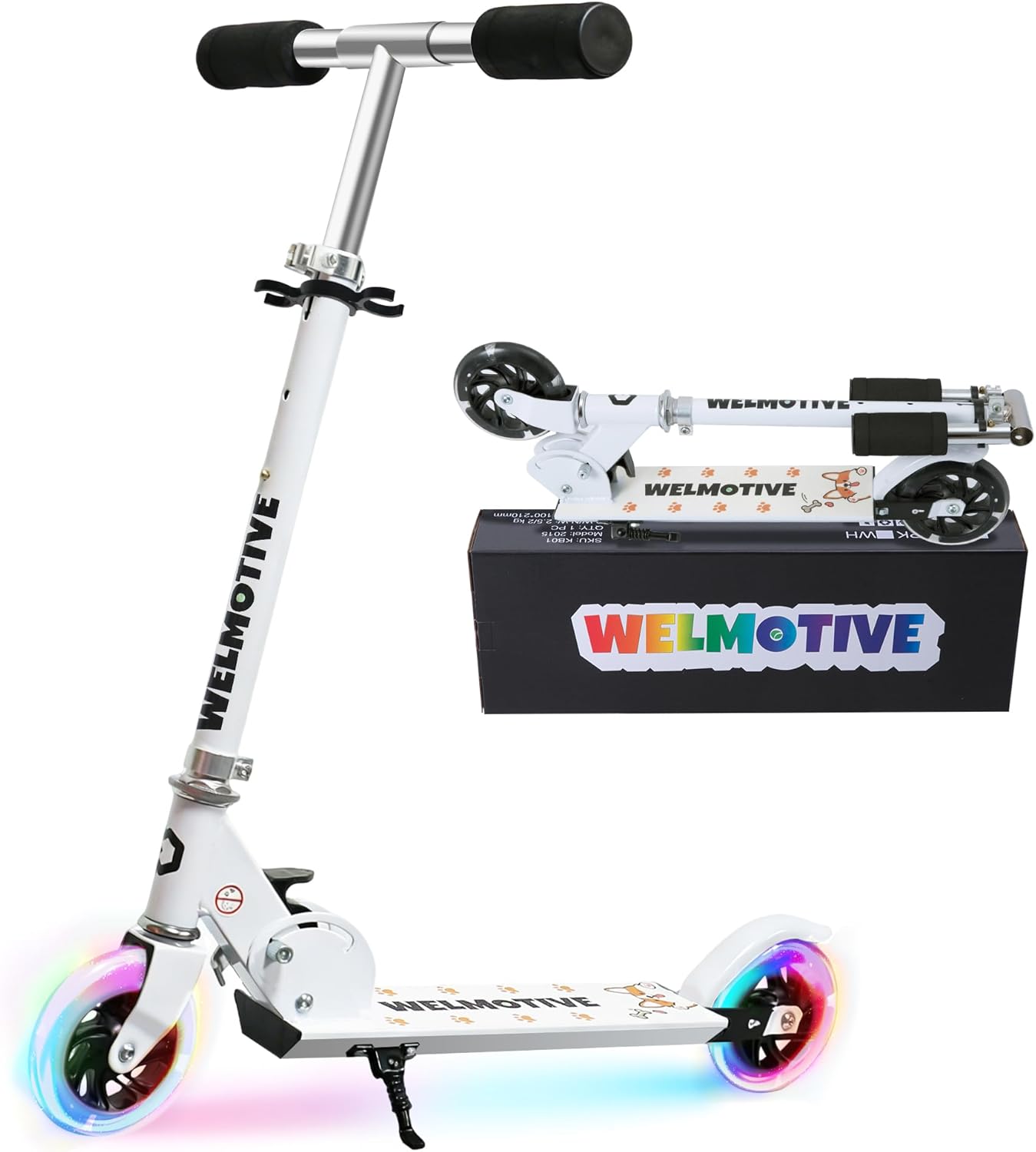 Detalle de Roller Kinder 2 Räder LED Klappbar