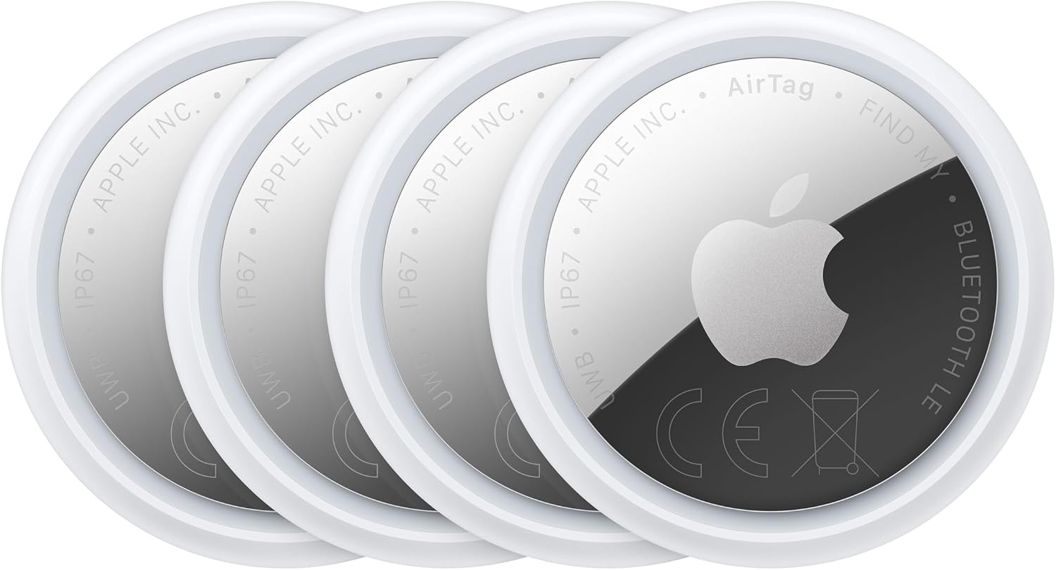 Detalle de Apple AirTag 2ᵉ génération – Lot de 4: traqueurs intelligents pour clés, portefeuille et plus