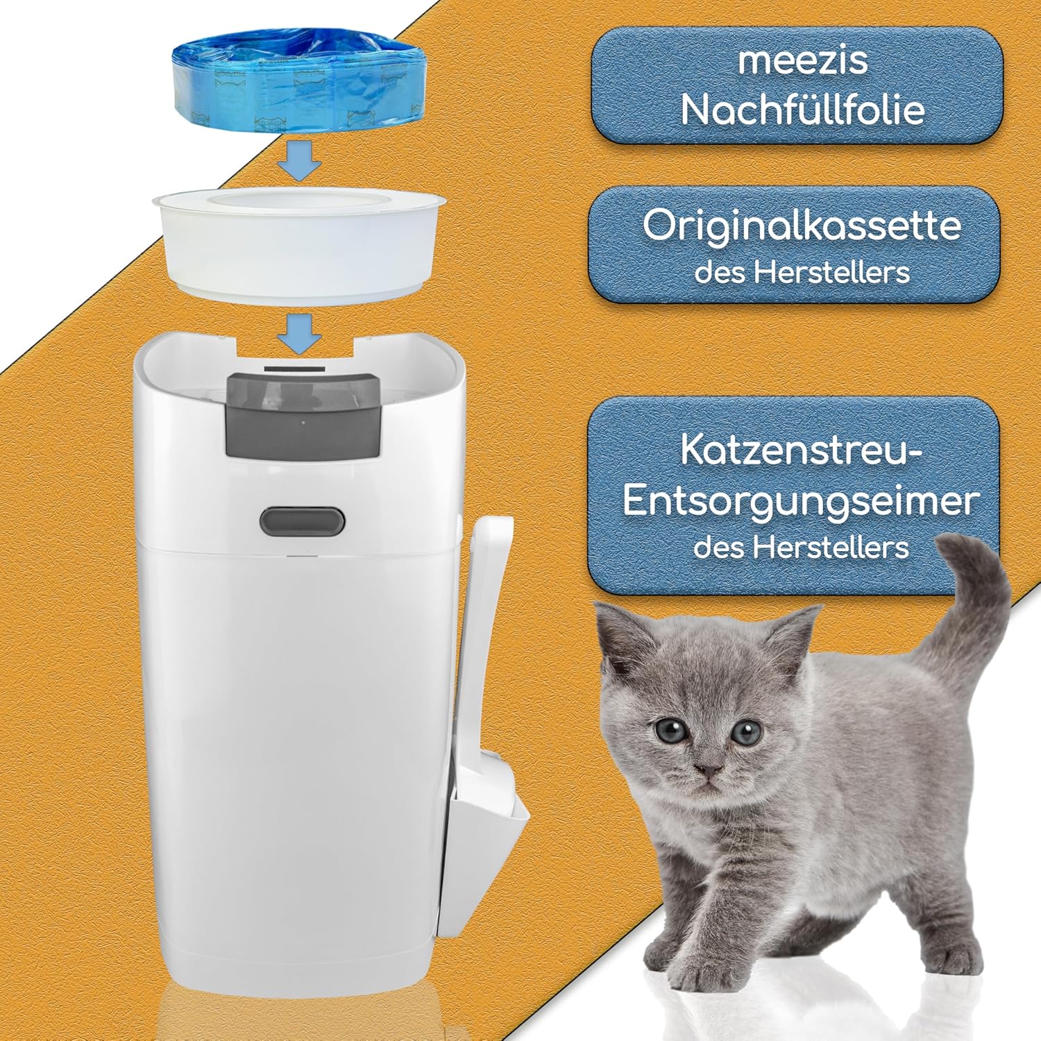 Thumbnail 1 de Meezis Nachfüllfolie 4-Pack kompatibel