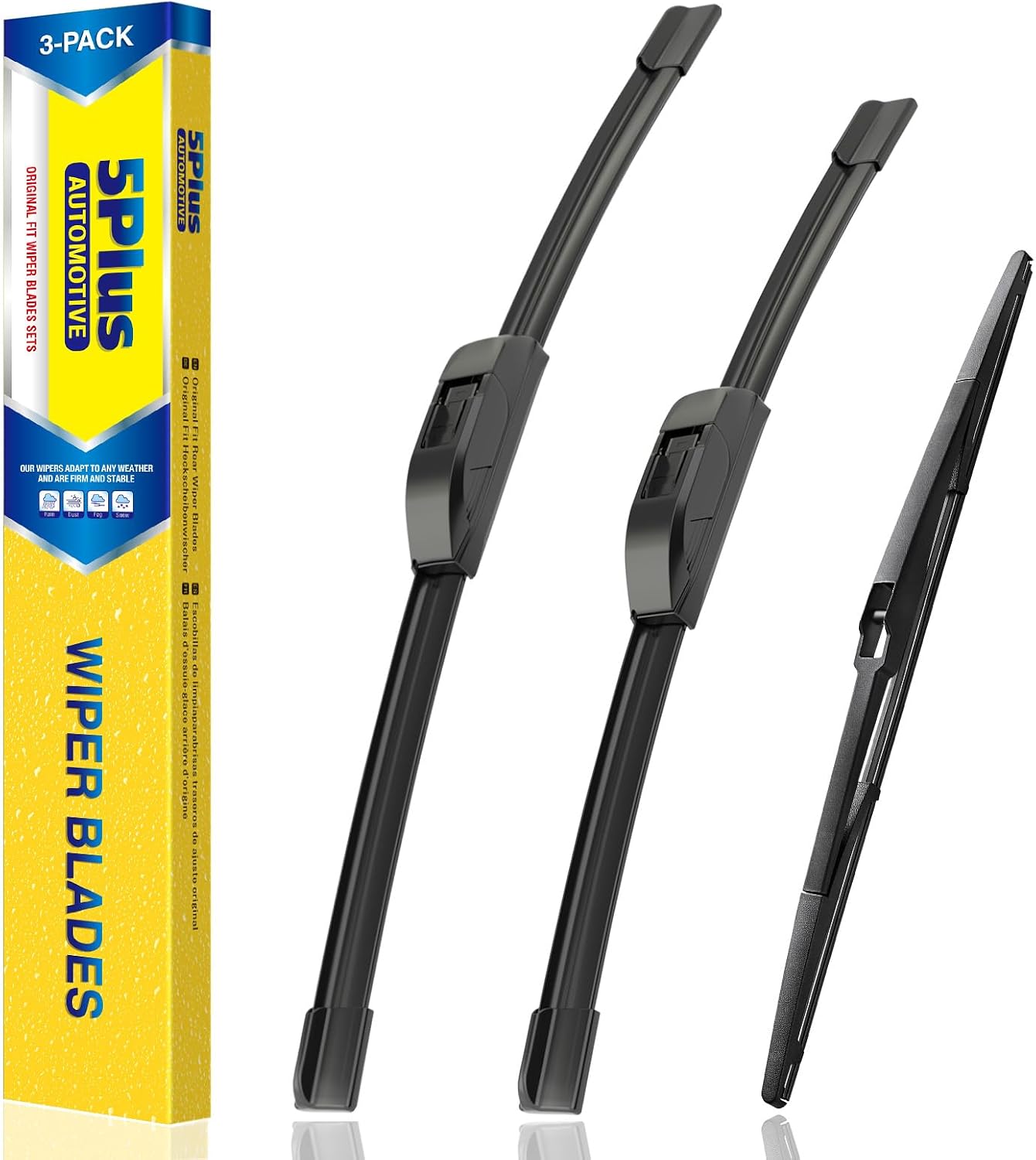 Thumbnail 6 de 5 PLUS Windshield Wipers 24"+17"+13" Set