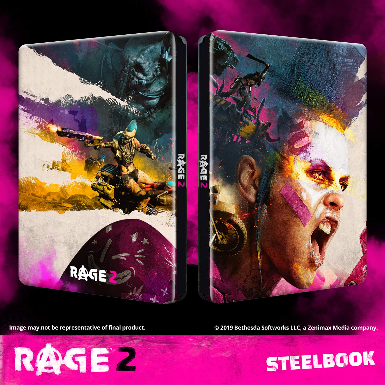 Detalle 2 de ZeniMax / Bethesda RAGE 2 - Steelbook (Enthält kein Spiel) – Sammelobjekt ohne Spiel