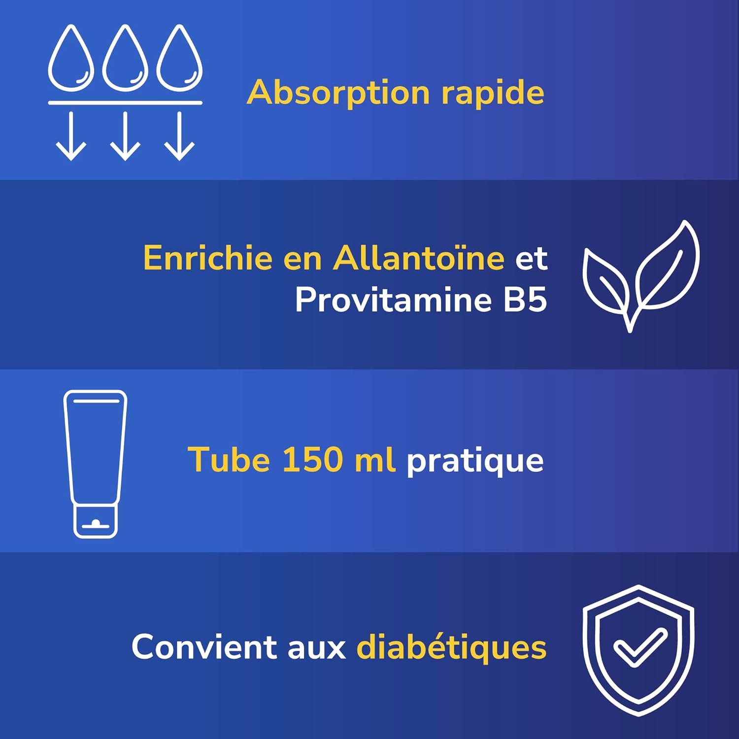 Detalle de Dr. Scholl's Crème Pieds Hydratation Renforcée — hydratation rapide et glycérine, 150 ml