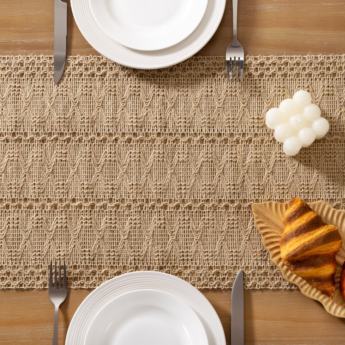Thumbnail 4 de Socomi Boho Table Runner 12x72 inch