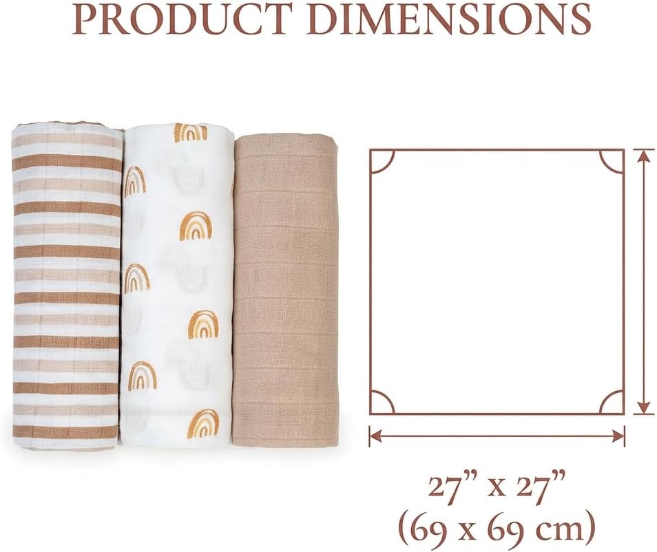 Detalle de Lulujo baby receiving blanket, 100% cotton