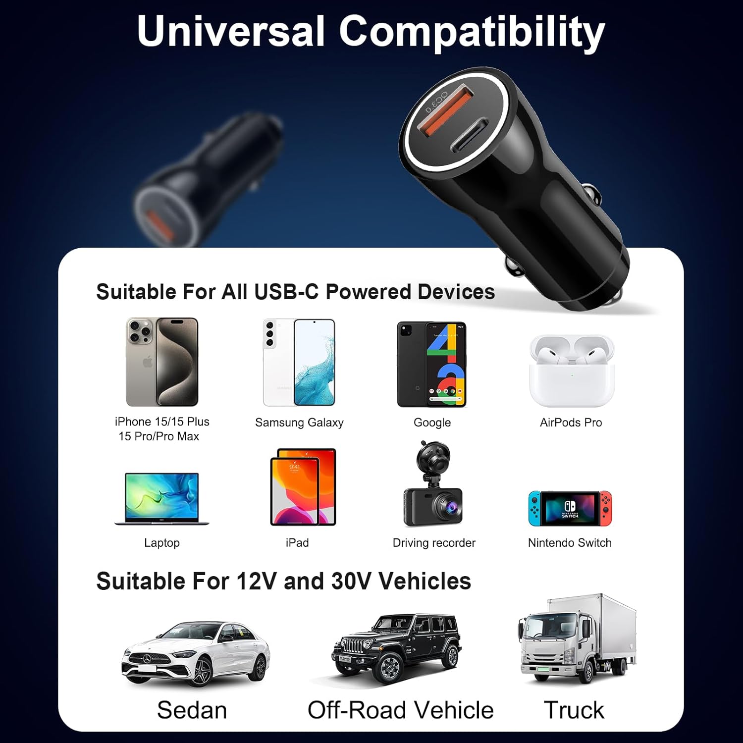 Thumbnail 6 de iPhone 17 Car Charger 43W Fast Charging