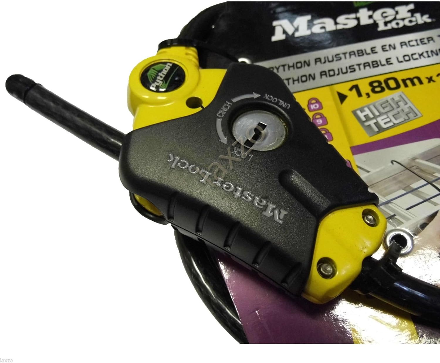 Thumbnail 2 de Master Lock 8433EURD Sicherheitskabel mit Schlüsselschloss – 30 cm bis 1,8 m, schwarz