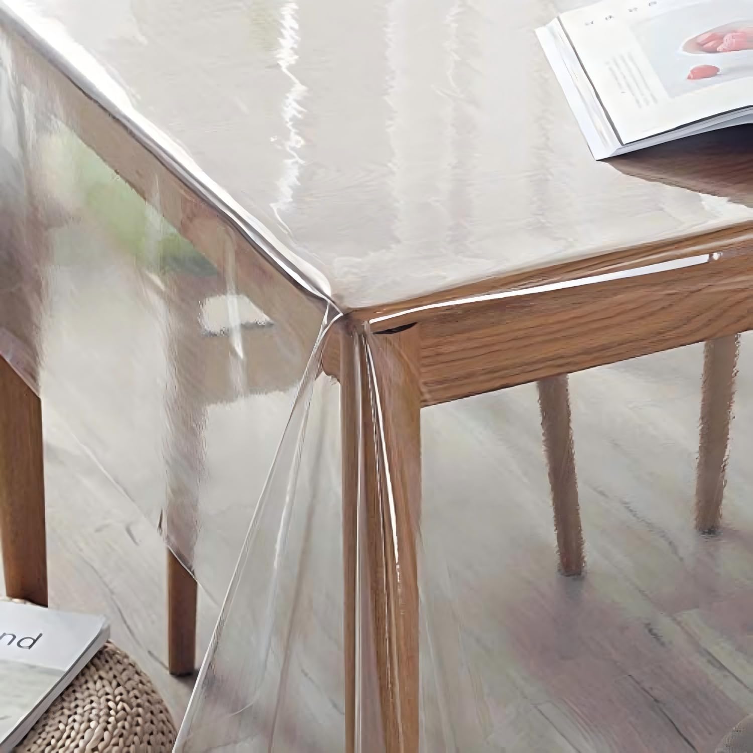 Detalle 2 de sancua Waterproof Clear Tablecloth 54 x 78