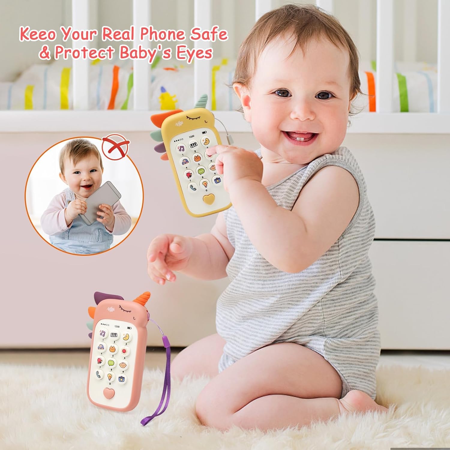 Detalle 2 de Bambebe Baby Phone Toy 12–18 Months