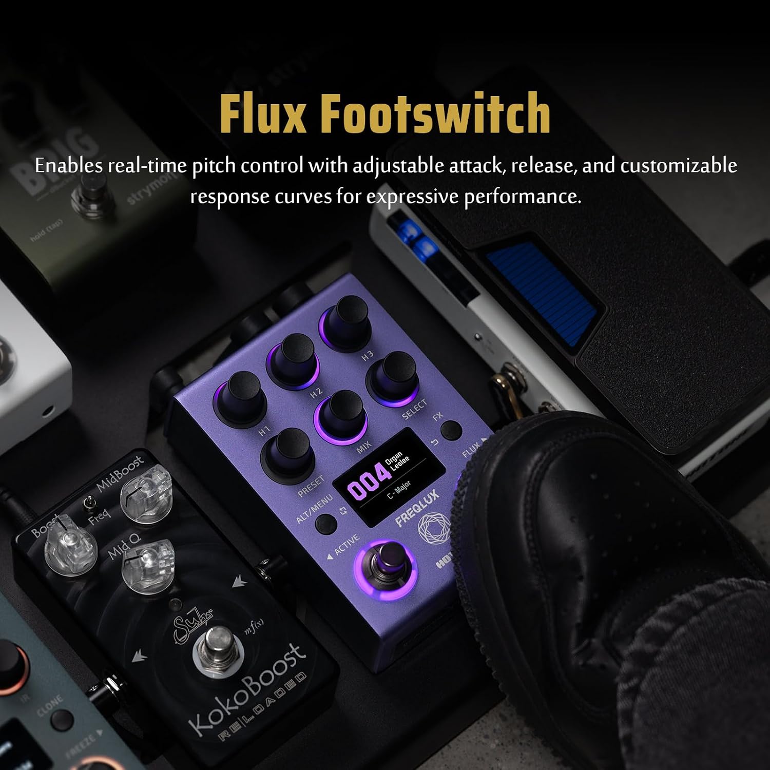 Thumbnail 1 de VALETON Freqlux NP-200 Triple-Voice Pitch-Shifter Pedal with Stereo I/O