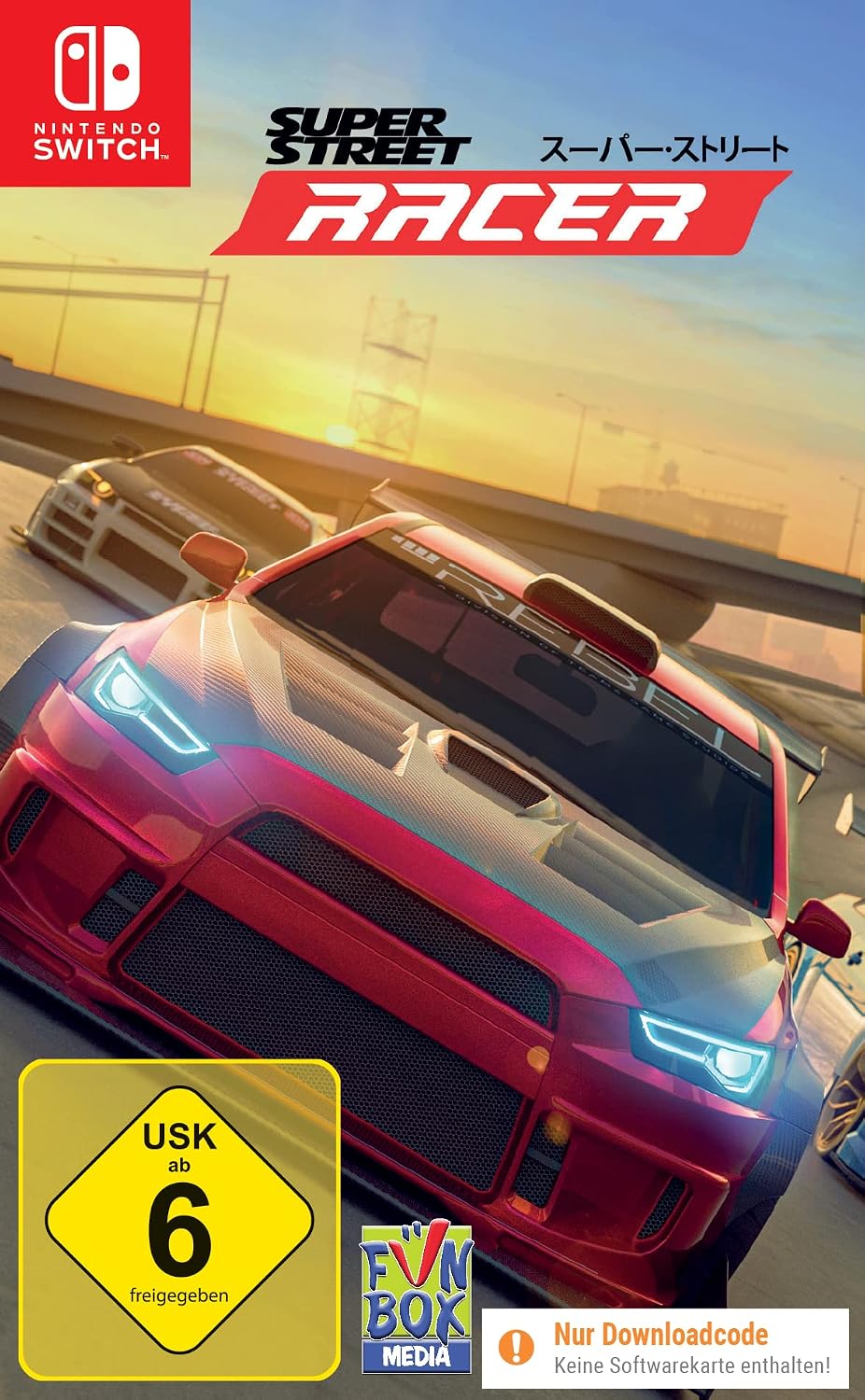 Detalle de SUPER STREET RACER – The Game (Autorennen-Simulation) für Nintendo Switch