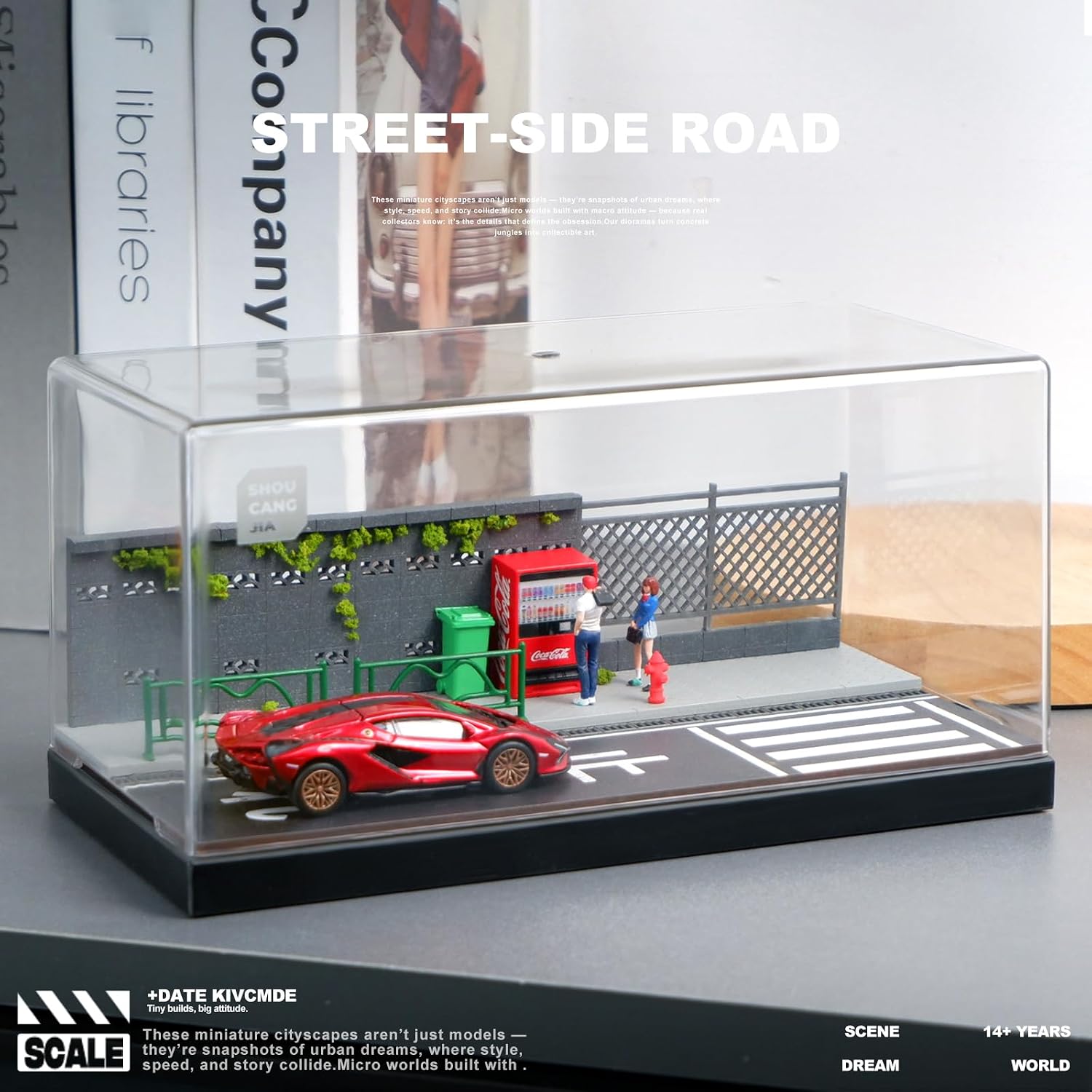 Detalle 1 de Kivcmds 1:64 die-cast car display case