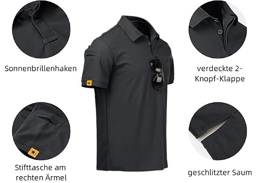Thumbnail 4 de Geeksport Polo Homme Respirant M-3XL ⚙