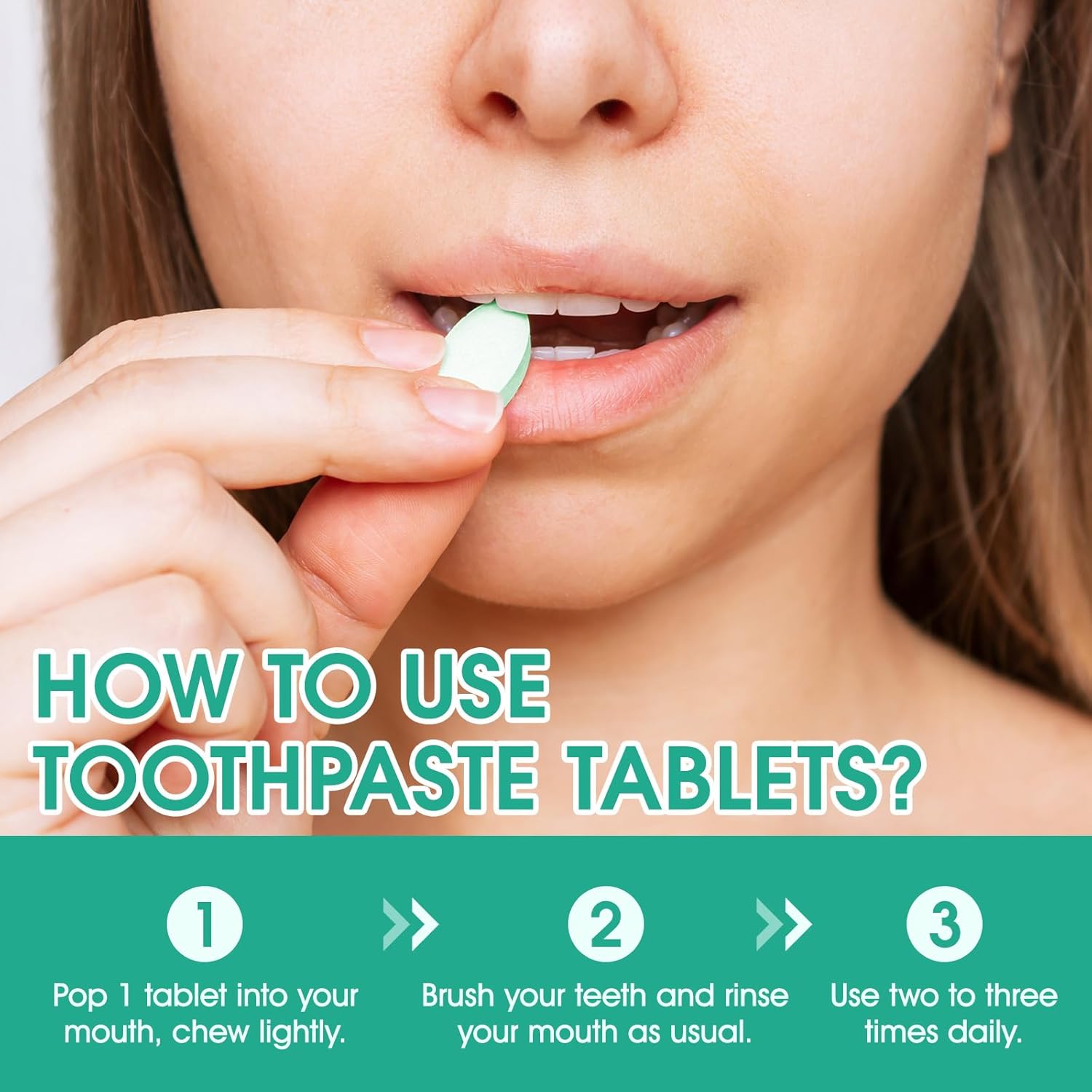 Thumbnail 5 de Nano Hydroxyapatite Toothpaste Tablets 150 Tabs UK