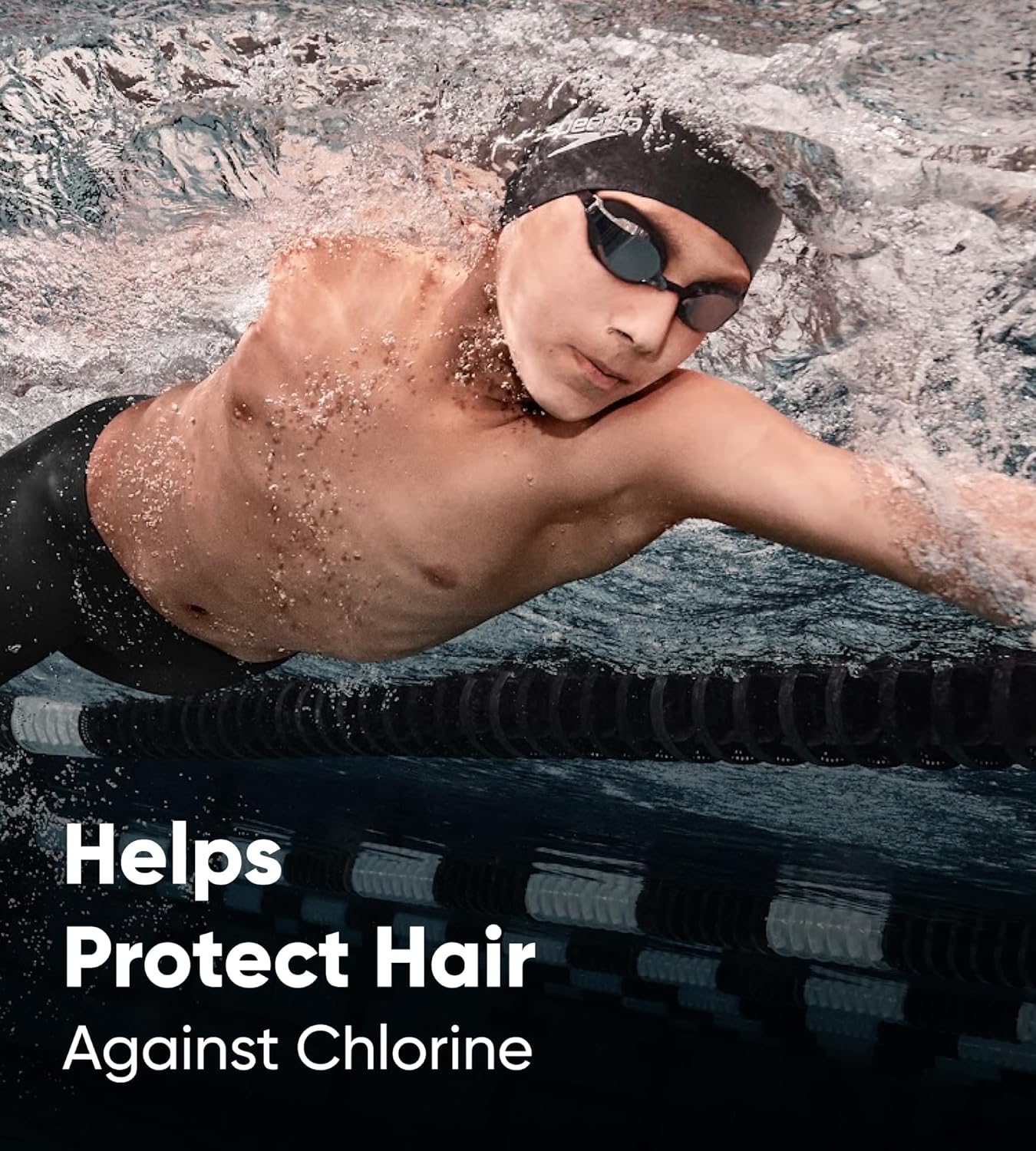 Detalle de Speedo Aqua V Racing Cap Unisexe – réduction de traînée et confort lors de la natation