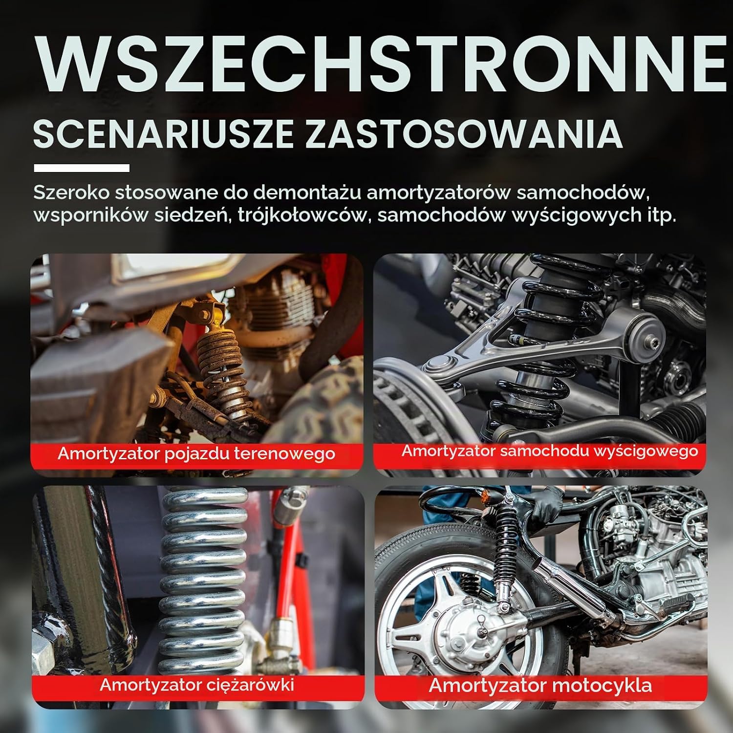 Thumbnail 6 de CCLIFE 1604 – 2-częściowy napinacz sprężyn do 1,2 t, zakres 58–280 mm