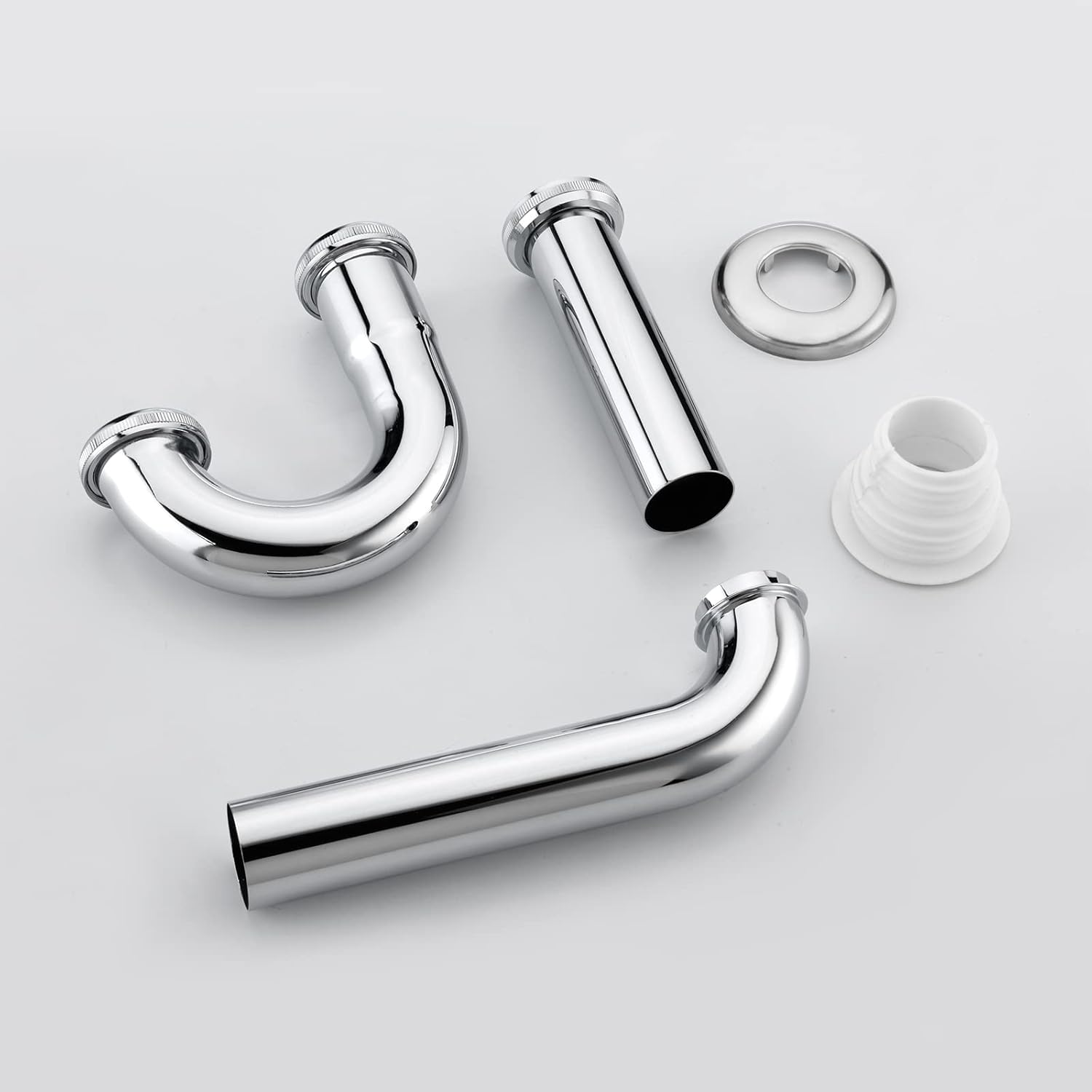 Thumbnail 6 de Ibergrif sifone per lavabo in acciaio inox M20506 (1 1/4" x 32 mm) con guarnizioni in silicone e sistema anti-odore/anti-intasamento