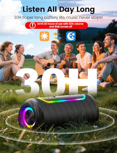 Detalle de C08 Portable Bluetooth Speaker 30W, 30H playtime