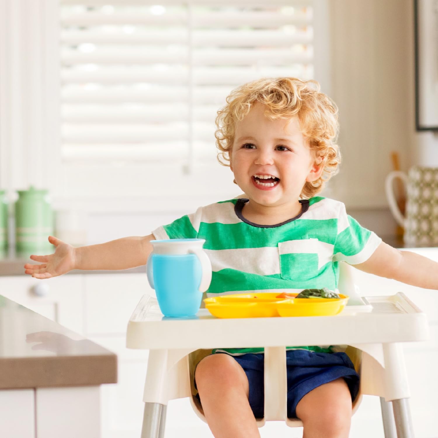 Thumbnail 6 de Munchkin Miracle 360 2 Pack Sippy Cup Set (207ml) – Leakproof, with Handles, Blue/Green
