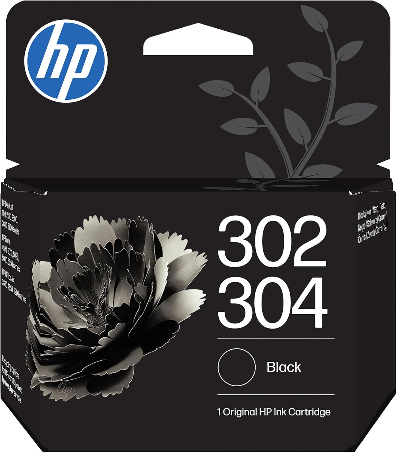 Thumbnail 1 de HP 302 Black Original Ink Cartridge: Reliable Colour and Everyday Printing for Home and Small Office