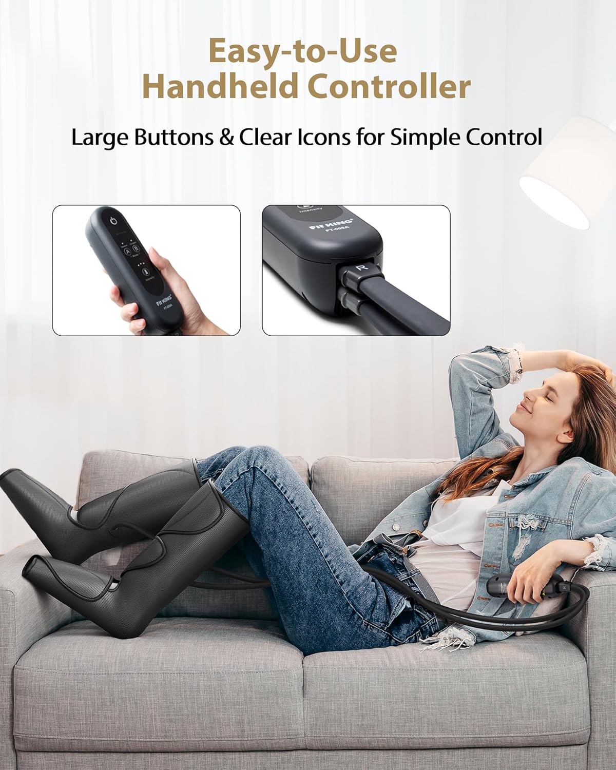 Thumbnail 2 de FIT KING Leg Massager for Circulation and Pain Relief
