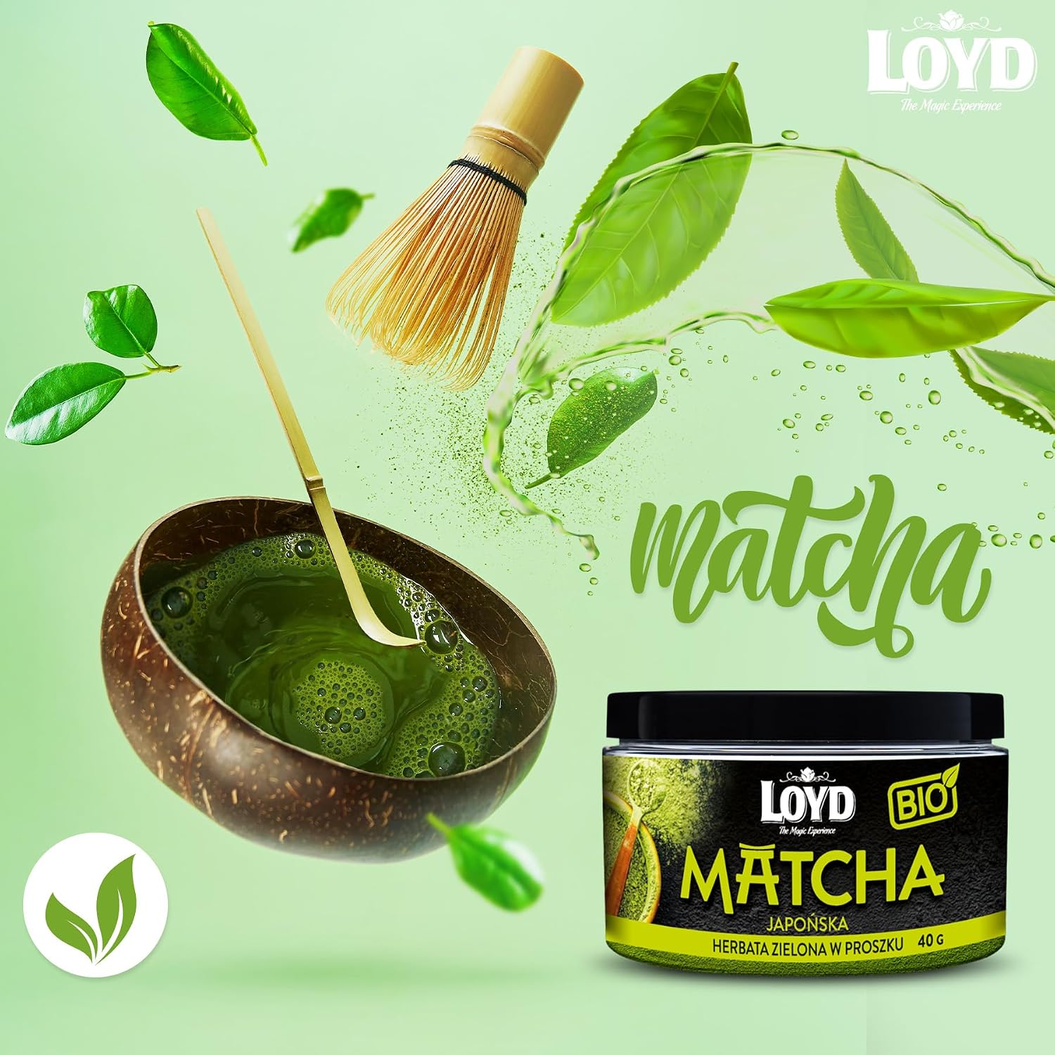 Detalle 2 de LOYD Matcha Tee 40g Ceremonial Premium