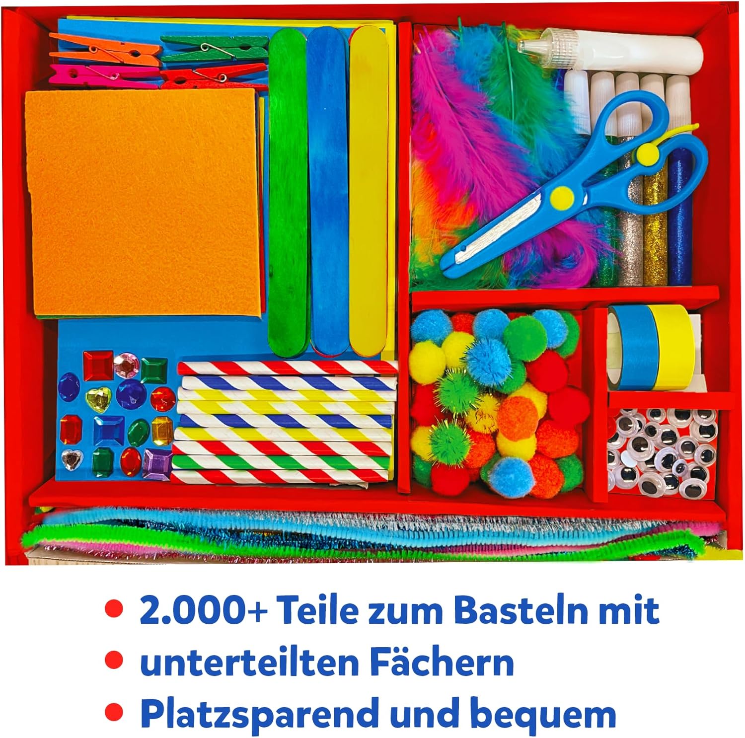 Thumbnail 2 de Skillmatics Die ultimative Bastelkiste – 2000+ Teile, Kreativset für Kinder 6–13