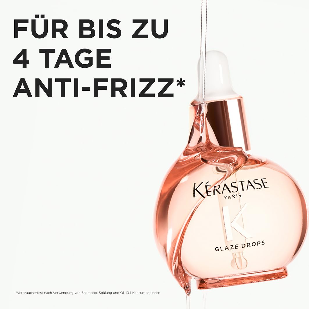 Detalle de Kérastase Gloss Absolu Glaze Drops – Leichtes Haaröl für langes, Frizz-anfälliges Haar