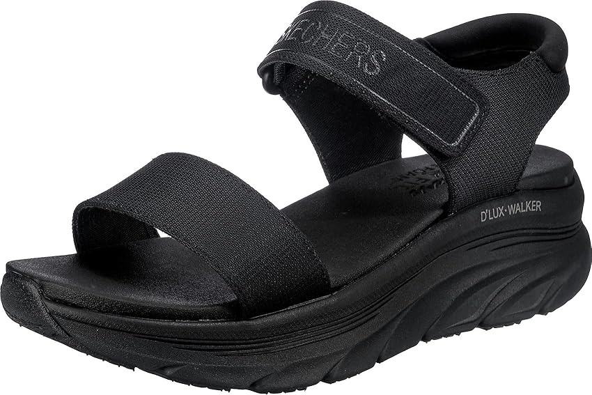 Detalle de Skechers D'LUX WALKER New Block 👟 Sandalias Deportivas Mujer 37EU