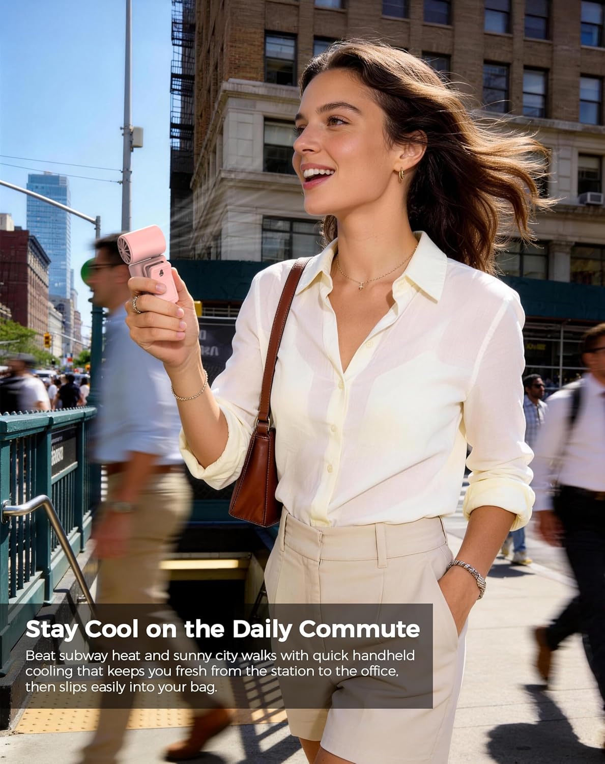 Thumbnail 5 de Hotsales Clip-On Portable Fan (13500 RPM) Rechargeable Mini Fan with LED Display, 360° Rotating Detachable Clip