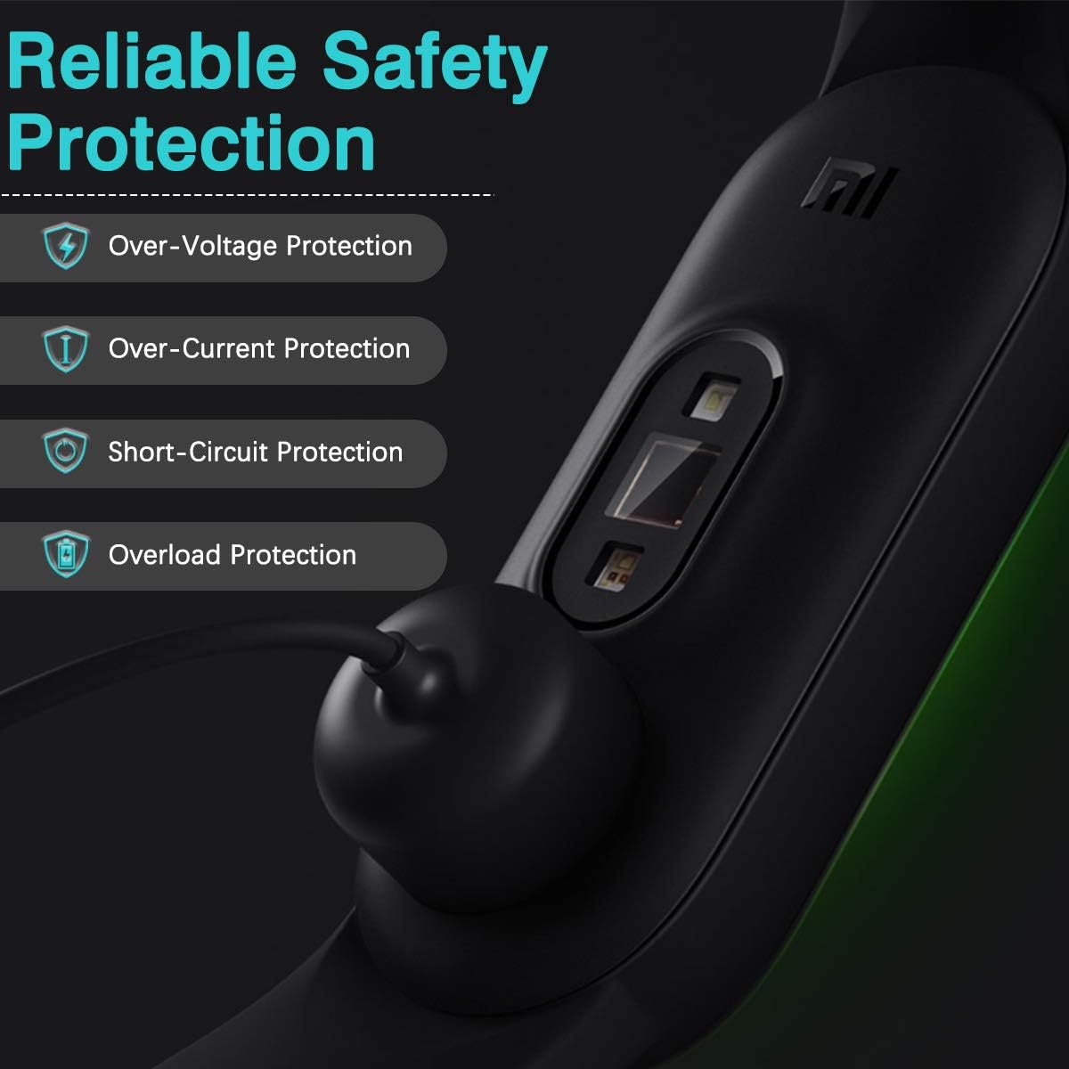 Thumbnail 3 de MoKo 2‑PACK Charger for Xiaomi Mi Band 7 magnetic cable