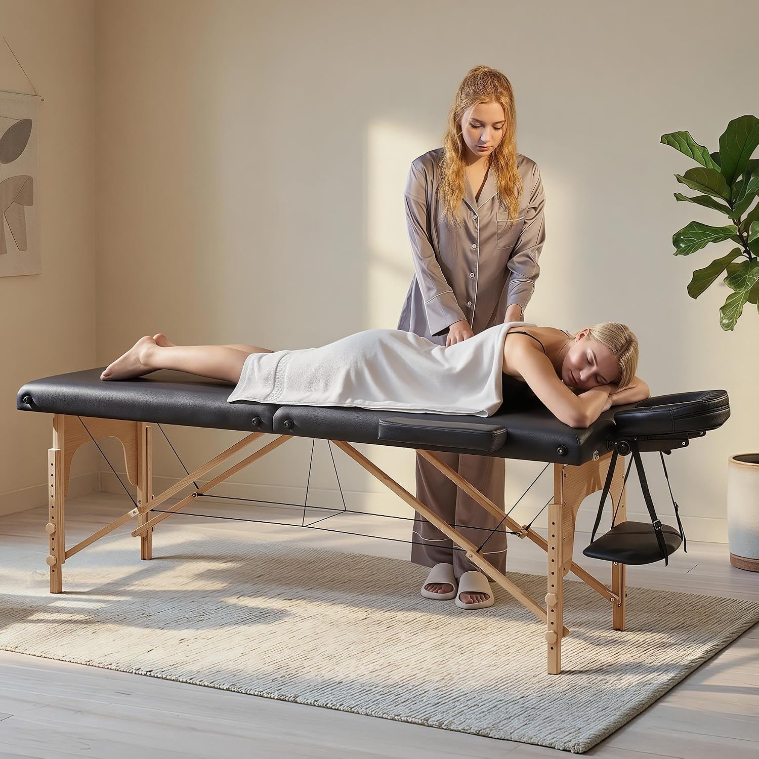 Detalle 2 de Yaheetech Foldable Massage Table, 58 cm