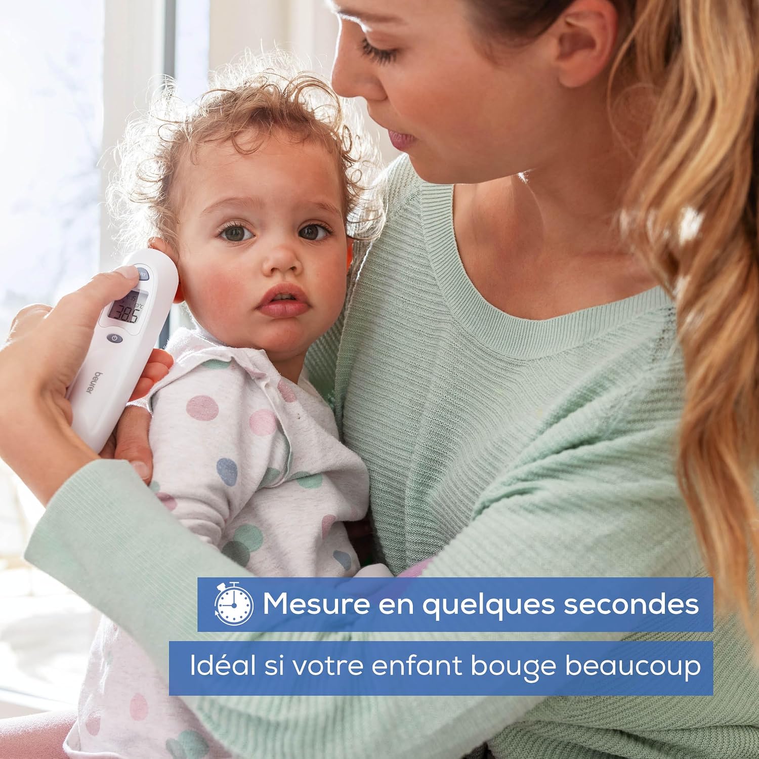 Detalle 2 de Beurer FT 58 thermomètre auriculaire 10 mémoires