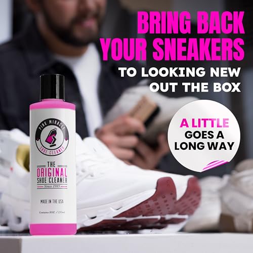 Thumbnail 8 de Pink Miracle Shoe Cleaner Kit Bottle 8 Oz: All‑In‑One Cleaning & Conditioning for Sneakers
