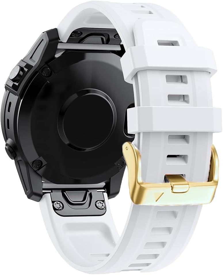 Detalle de Fleshy Leaf 20mm Silicone Sport Band with Easy Fit for Garmin Fenix 8, epix Pro, and Fenix 7/6/5 Series