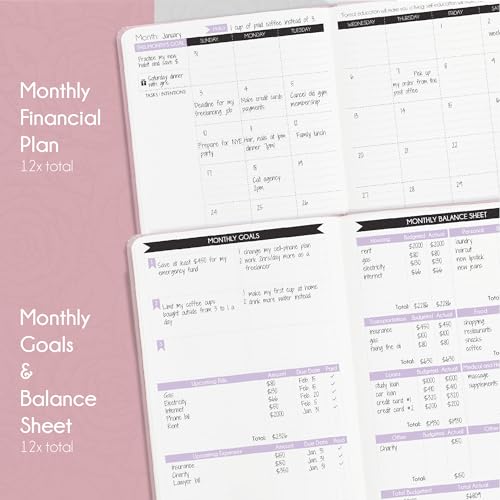 Detalle de Budget Planner and Monthly Bill Organizer โ 12-Month Finance Planner ๐