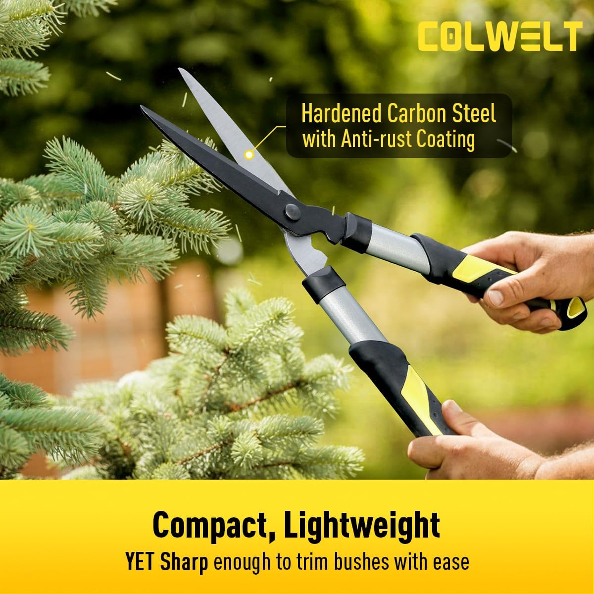 Thumbnail 6 de Colwelt Garden Shears for Hedges Set 3Pcs, 42cm – Compact Pruning Kit