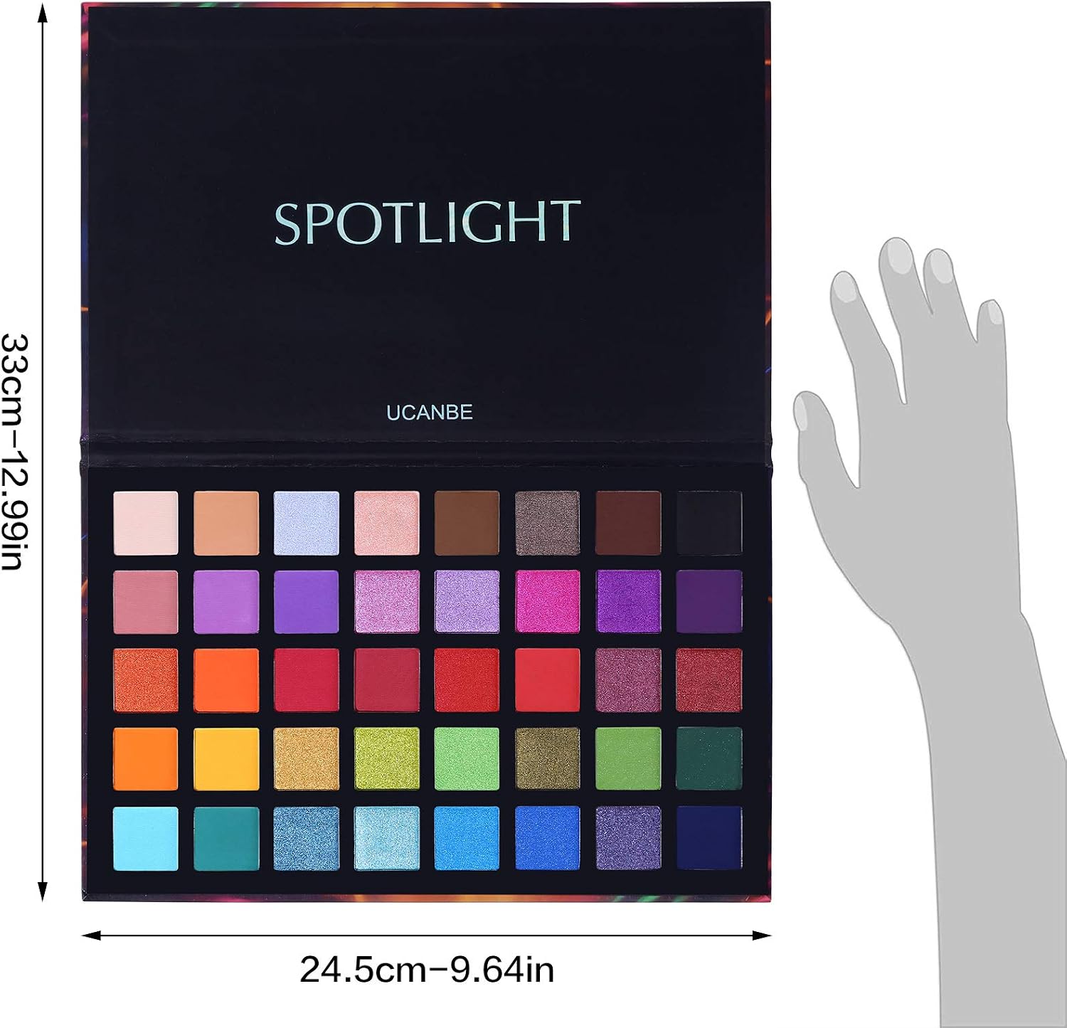 Thumbnail 4 de UCANBE Palette Ombretti 40 Colori