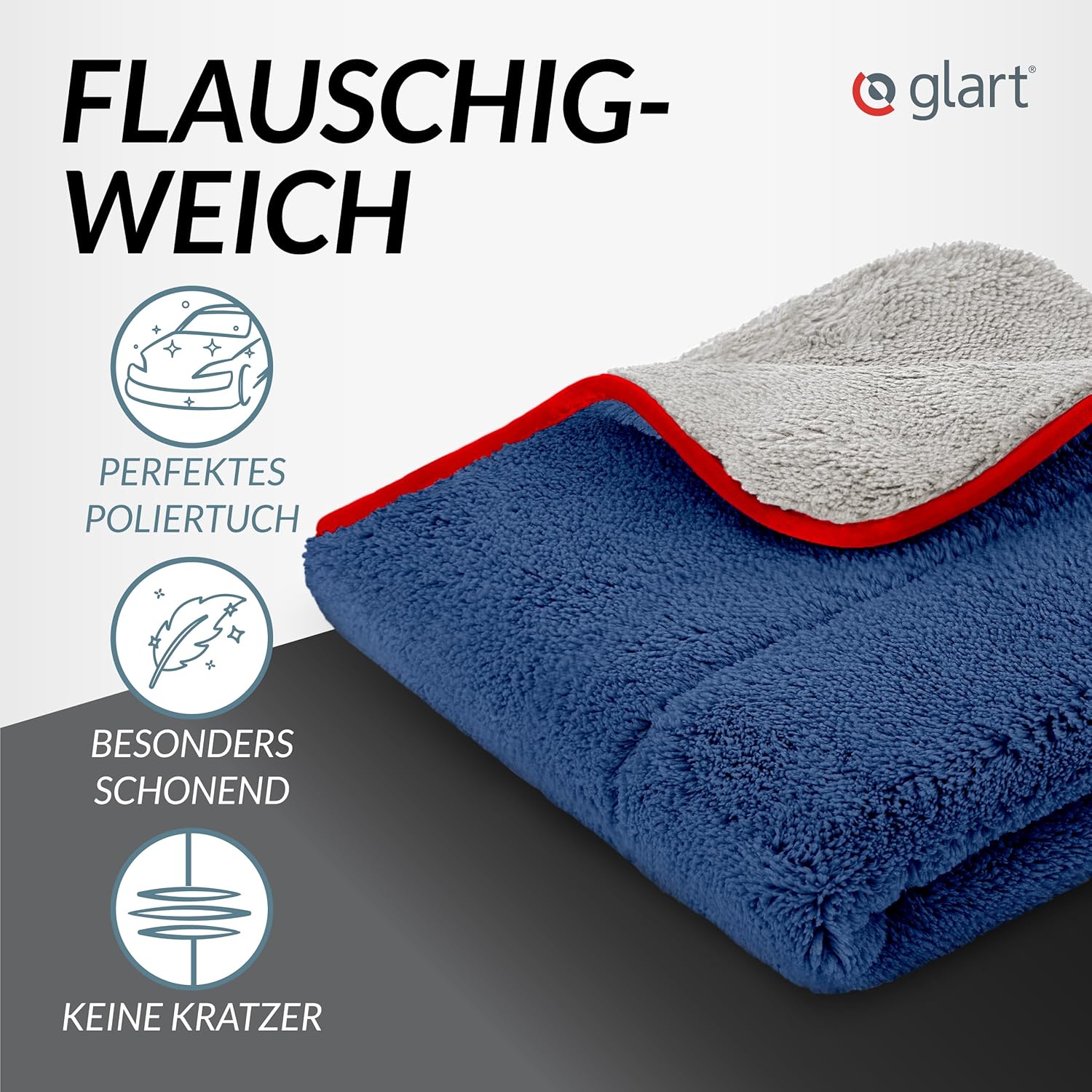 Detalle 2 de Glart 472PP: panni microfibra 40x40 cm