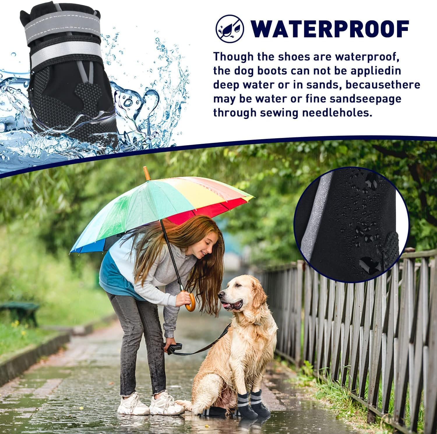 Thumbnail 3 de Dricar Dog Shoes Set of 4 Boots