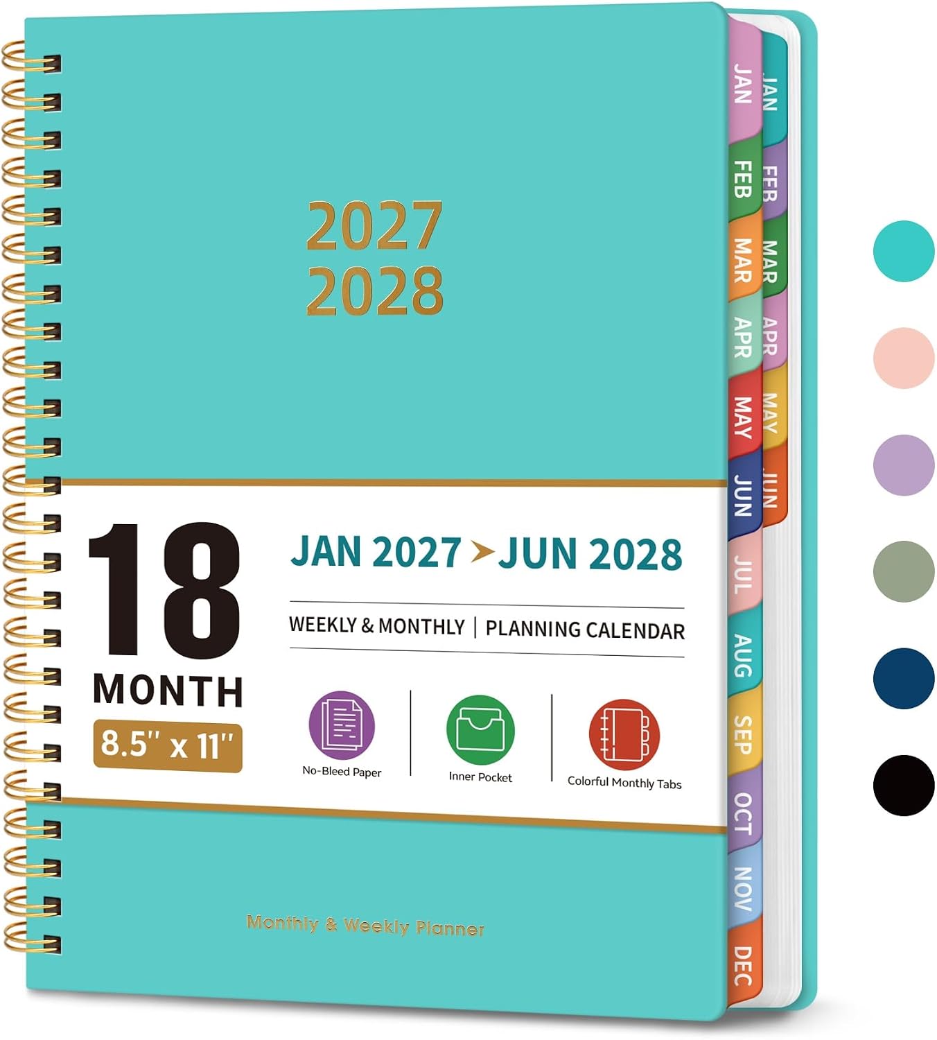 Detalle de Taja Planner 2027-2028, 18-Month Planner