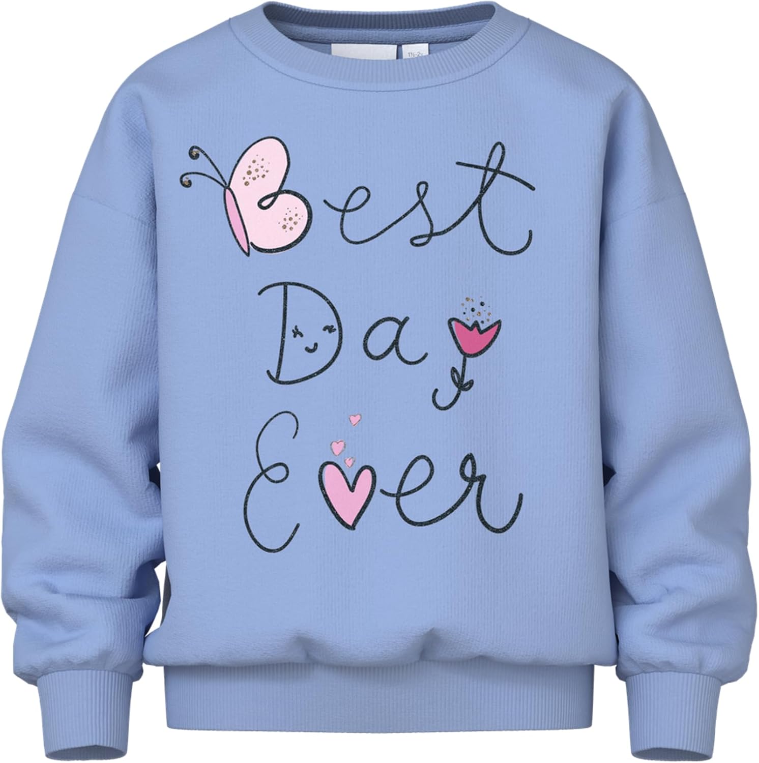 Detalle 2 de Name It Nmfvisus LS RLX Sweat Unb Bambine e Ragazze
